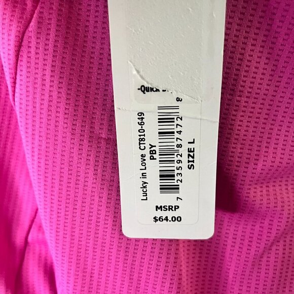 Lucky in Love Racerback Tank, Size Large - Picture 9 of 9